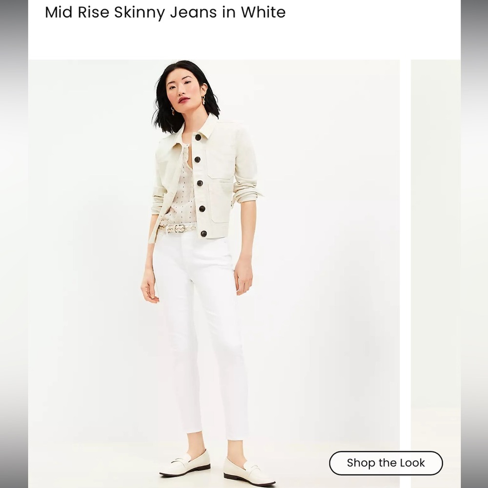 Loft Mid Rise Skinny Jean